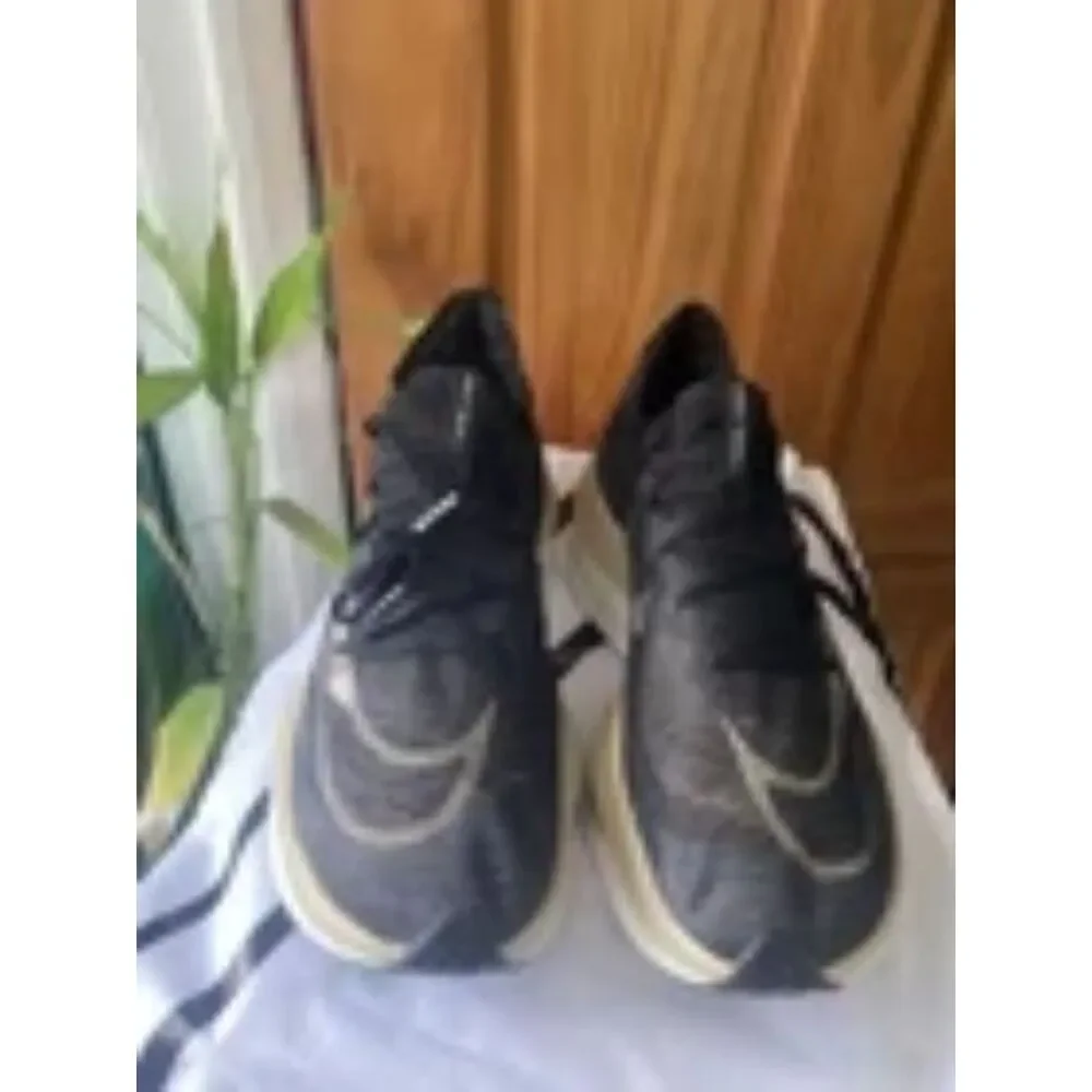 Nike Air Zoom AlphaFly Next % 2 Black Gold Sail Men Size 12.5 Running